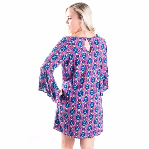 Last chance Donating May 9! Flared Sleeve Dress - Fireside - Picture 2 of 4